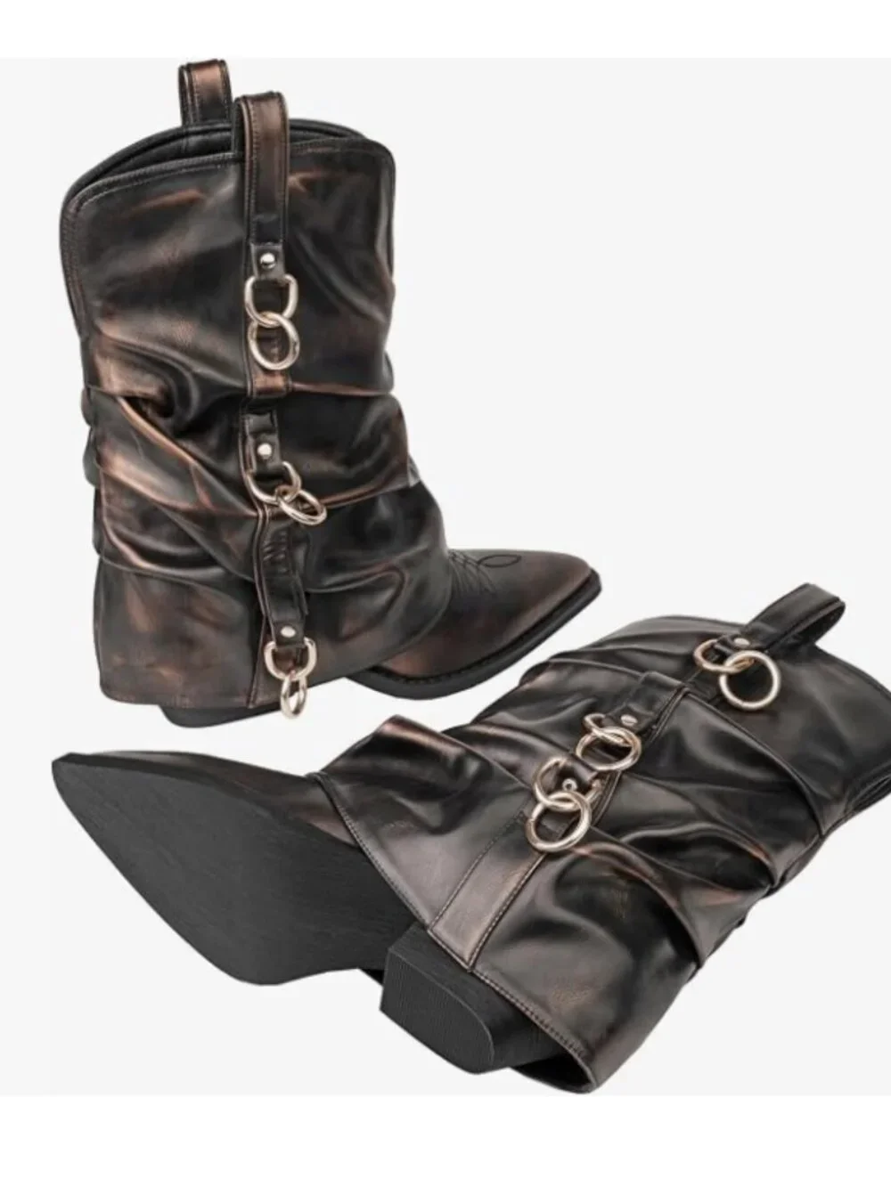 Mid Calf Cowboy Boots
